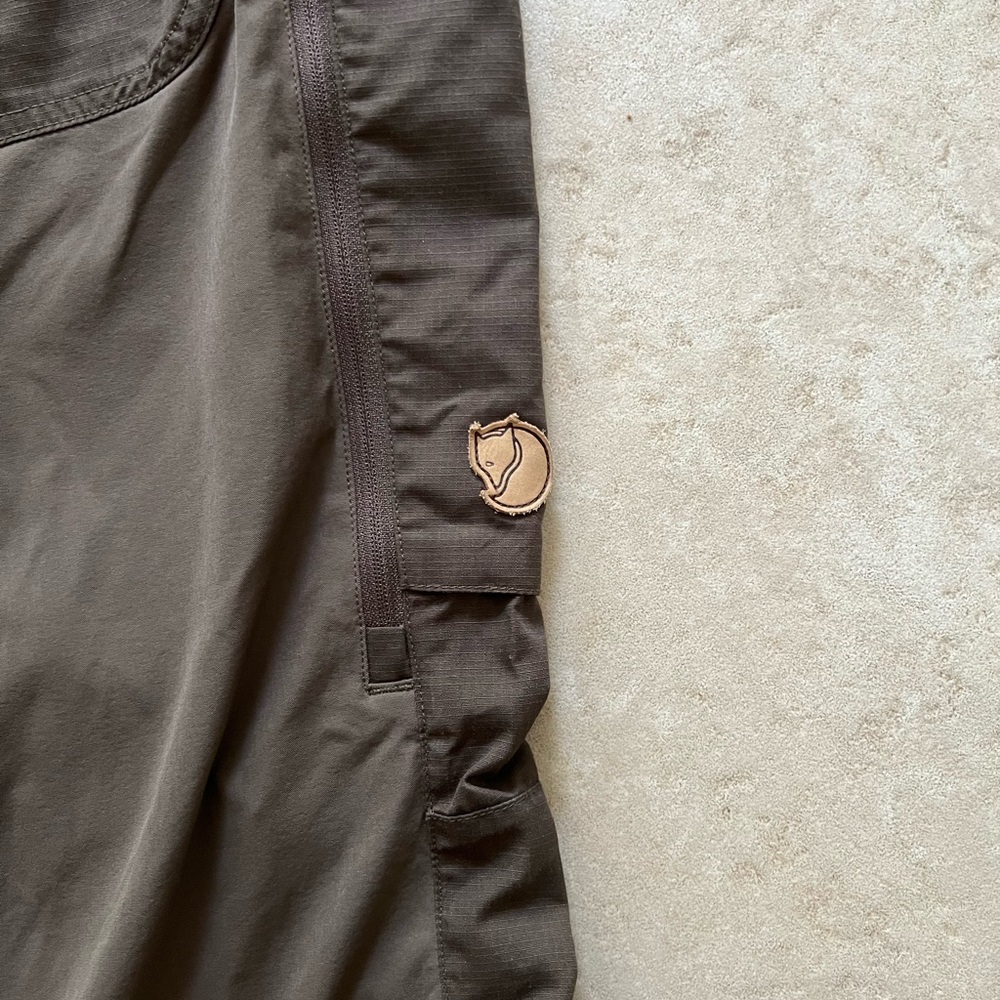 Fjallraven Brown Cargo Pants Outdoor Adventure Essential - Picture 4 of 5